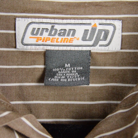 Urban Pipeline Button Down Long Sleeve Shirt sz M - Picture 5 of 6